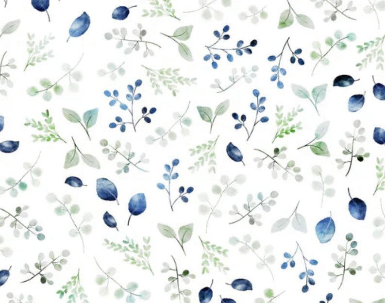 Blue Floral Snood