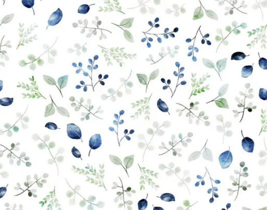 Blue Floral Snood